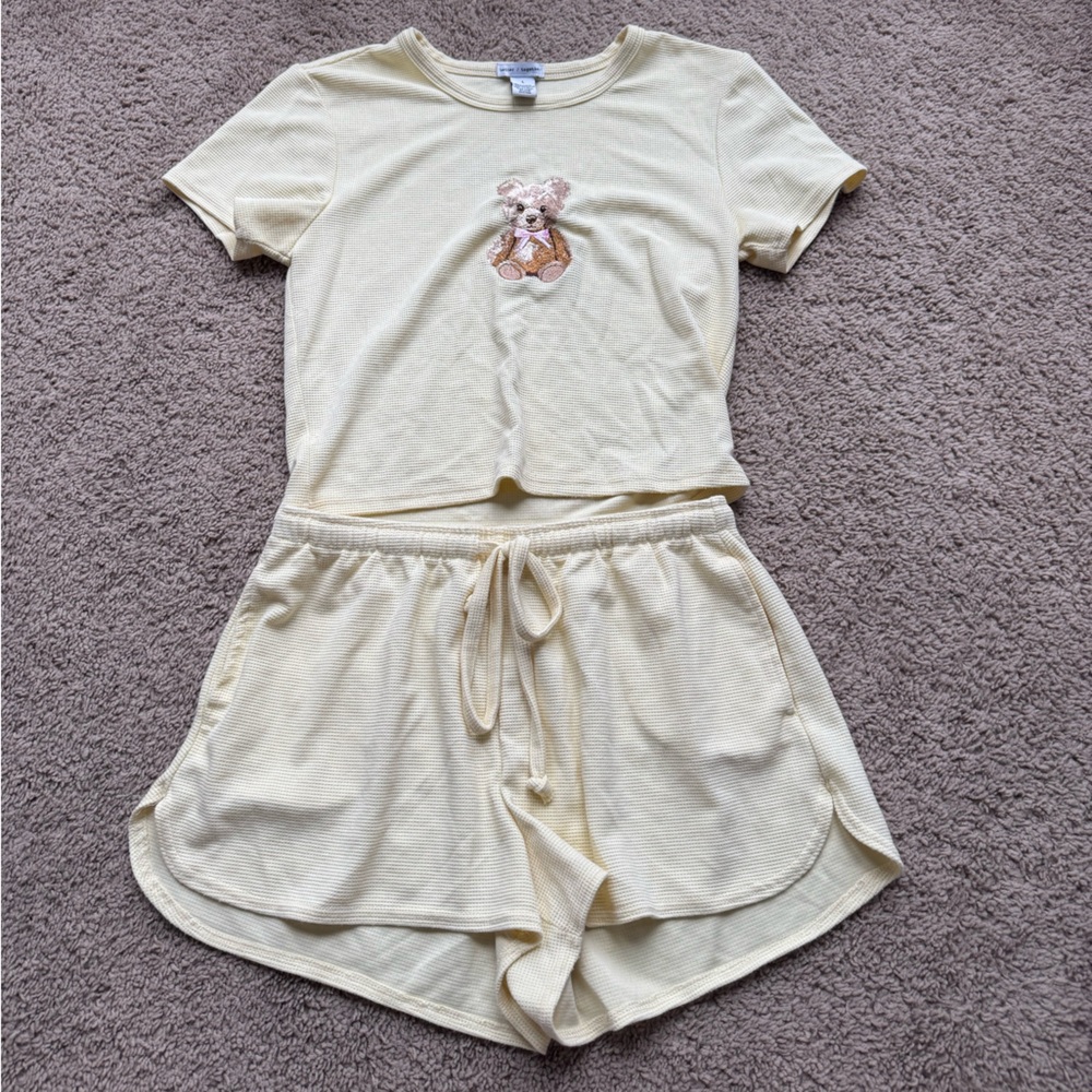 Together Cream Ribbed Knit Top